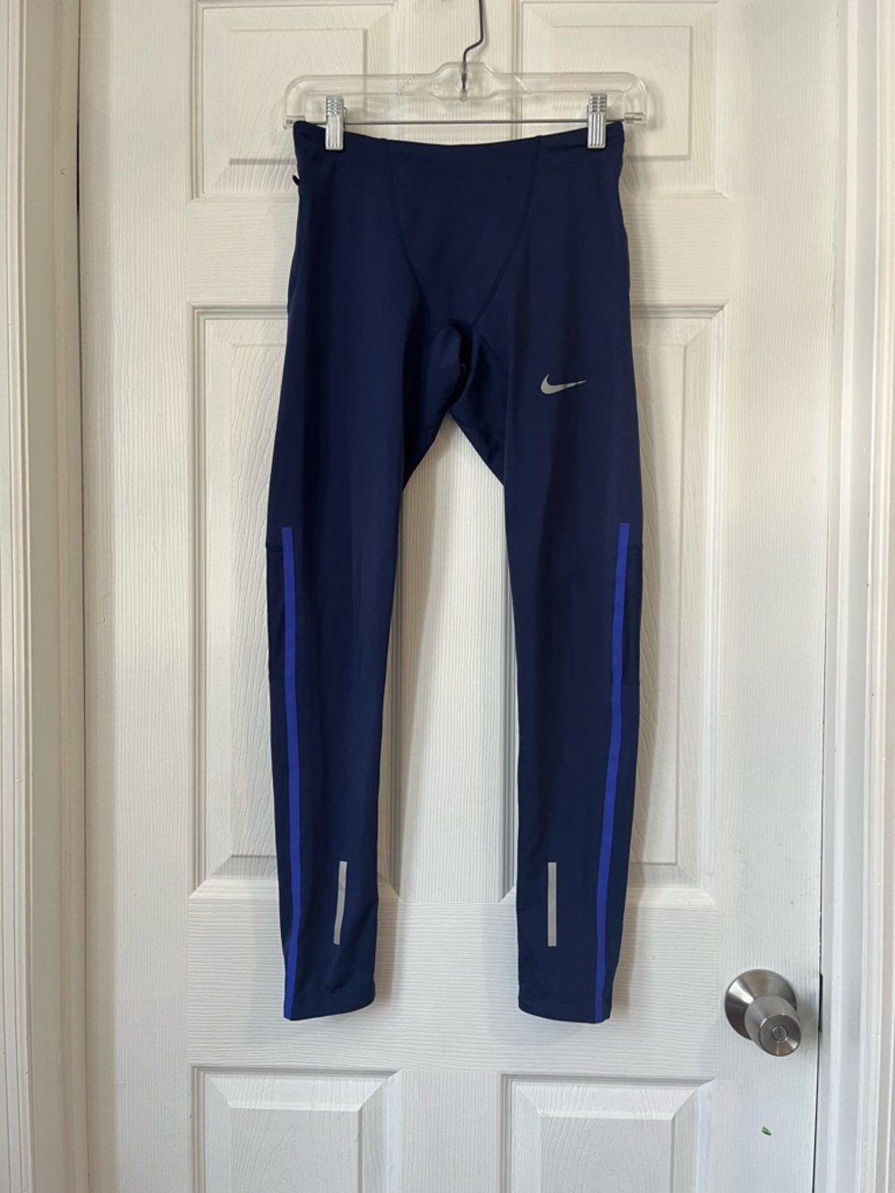 Nike Dri-FIT Compression Tights Navy Mens Size S